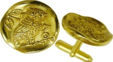 Vintage SWANK Images store of both Goddesses Minerva and Athena goddess of war Cuff Links