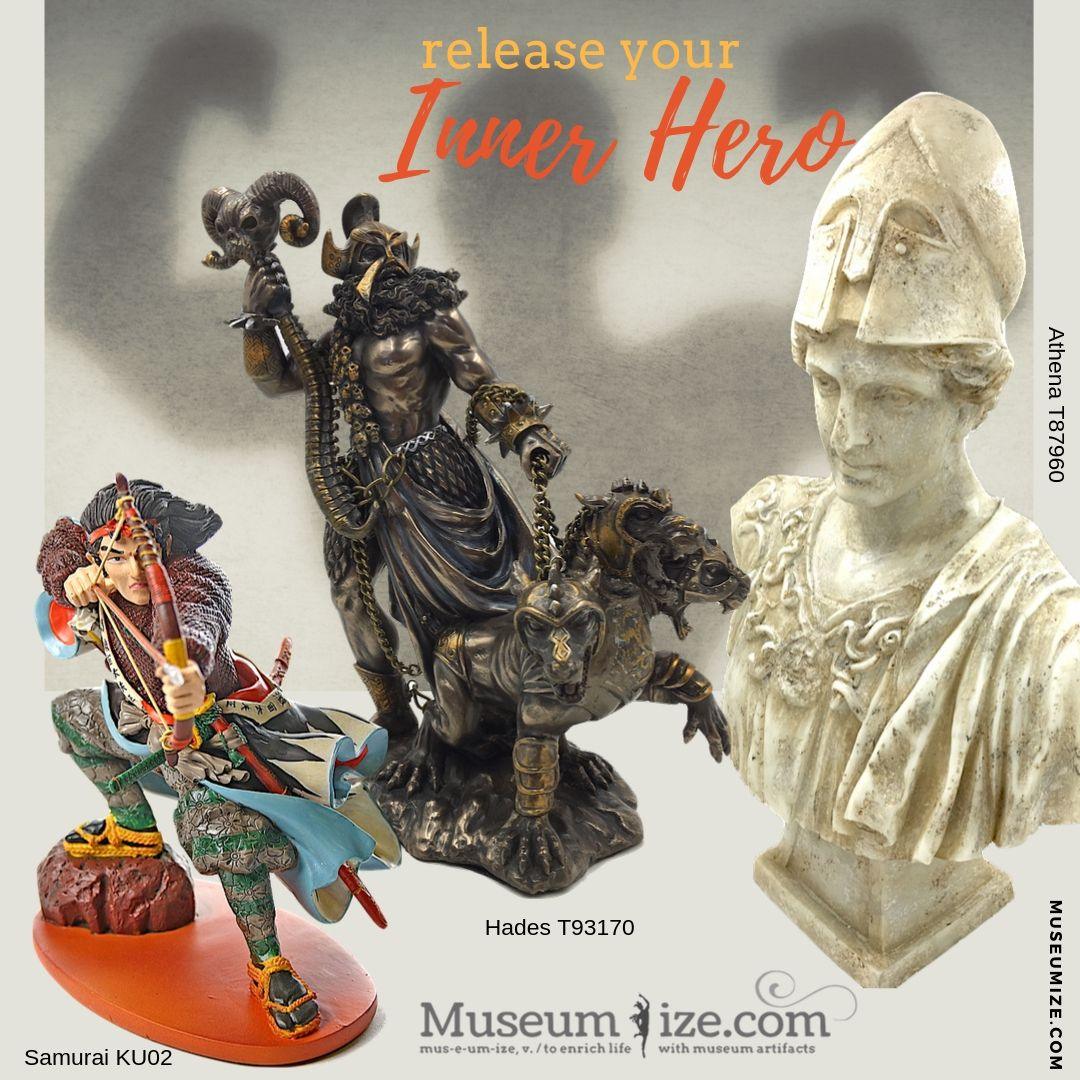 Show off your Inner Hero today through Strong Hero Statues on Kick Butt Day - Museumize.com