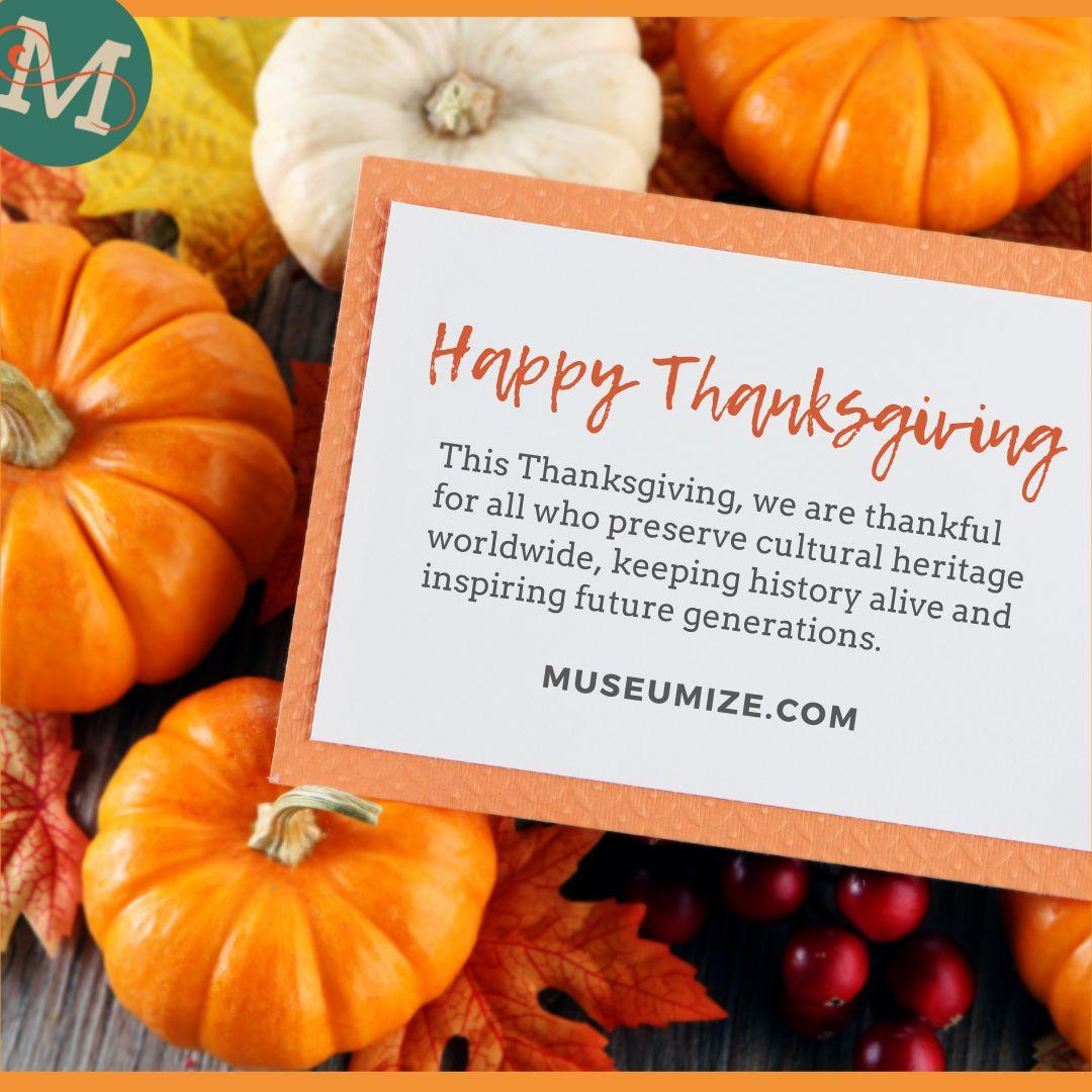 A Grateful Wish - Happy Thanksgiving from Museumize.com - Museumize.com