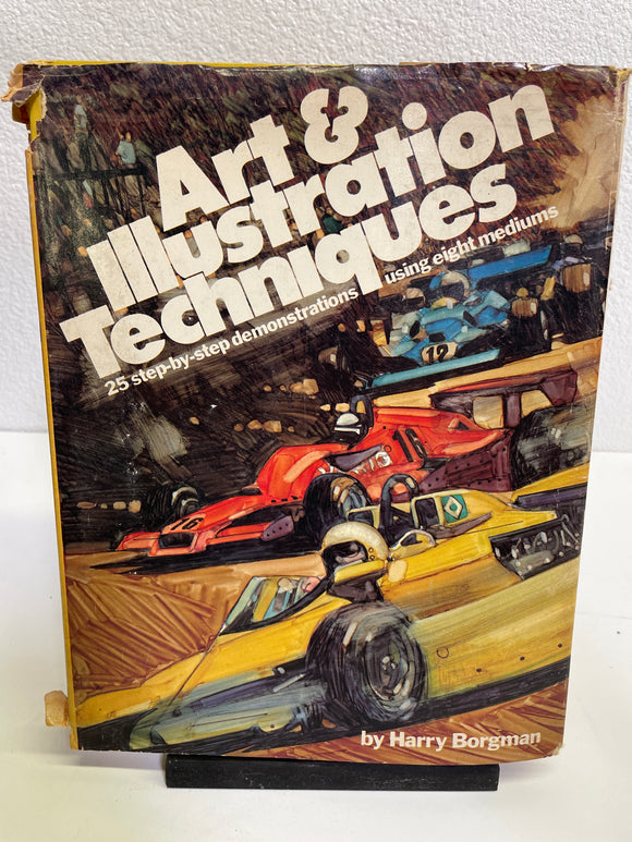 How to Book -  Art & Illustration Techniques 25 step-by-step by Harry Borgman attic no returns