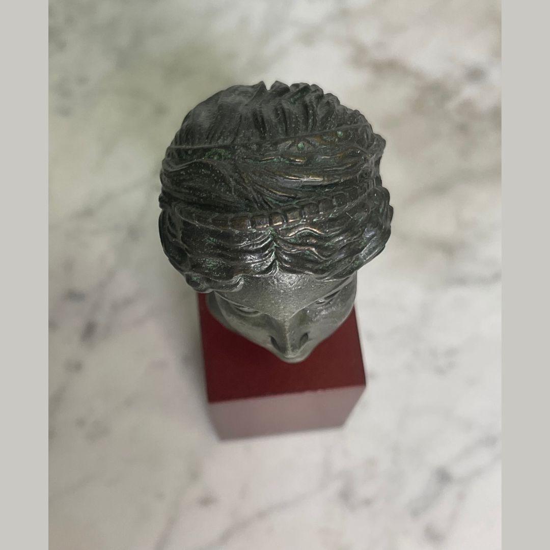 Pocket Art Head of Venus Aphrodite with Earring Greek Goddess Miniature Bust Statue ROM02 - Museumize.com