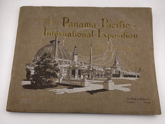 Book - Panama Pacific International Exposition 1915 original show catalog San Francisco attic no returns