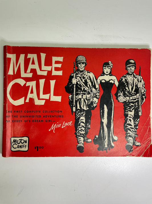 Comic Book - Male Call WWII comic strips for soldiers GI's Dream Girl by Milton Caniff attic no returns