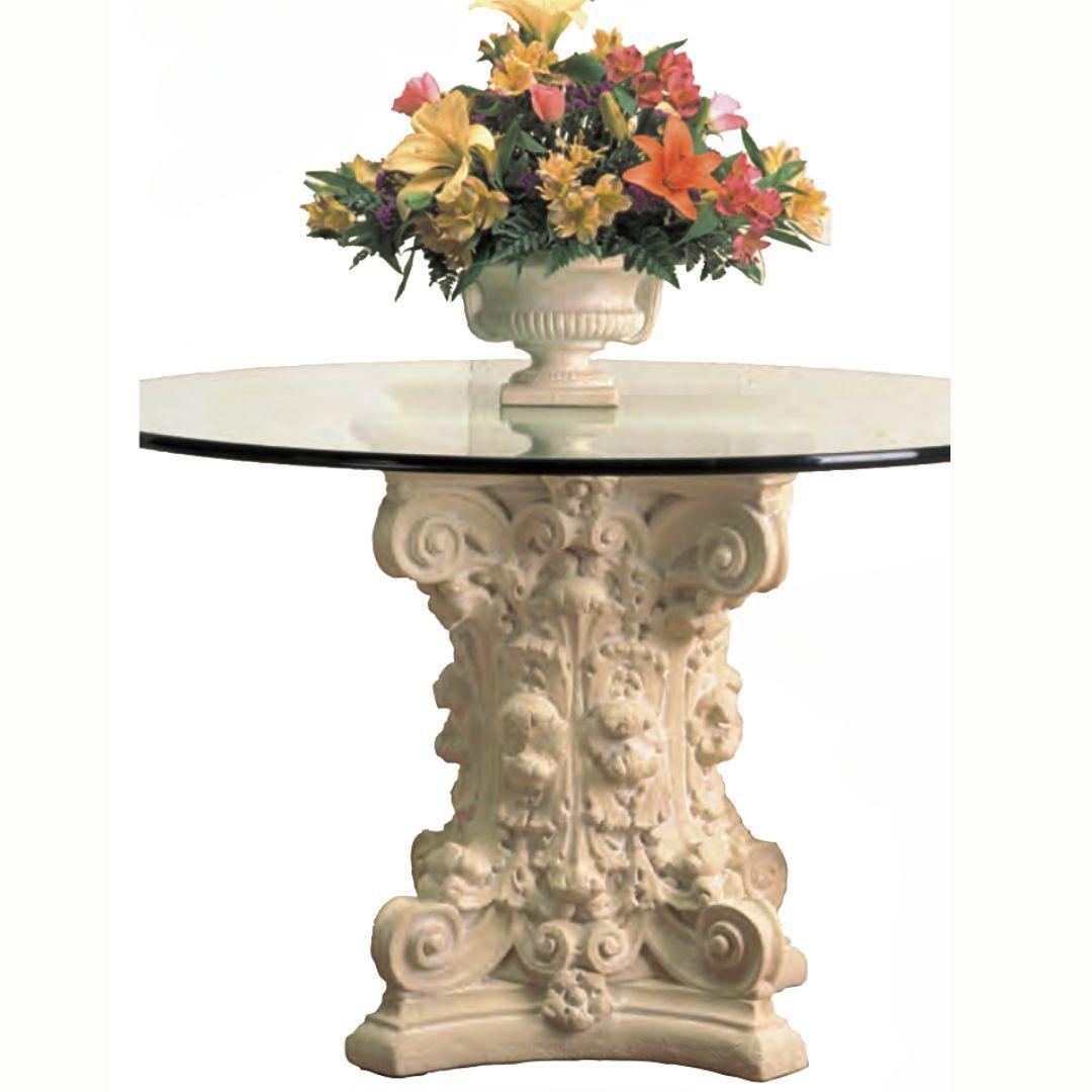 Corinthian Column Classical Dining Table Base 29H - Museumize.com