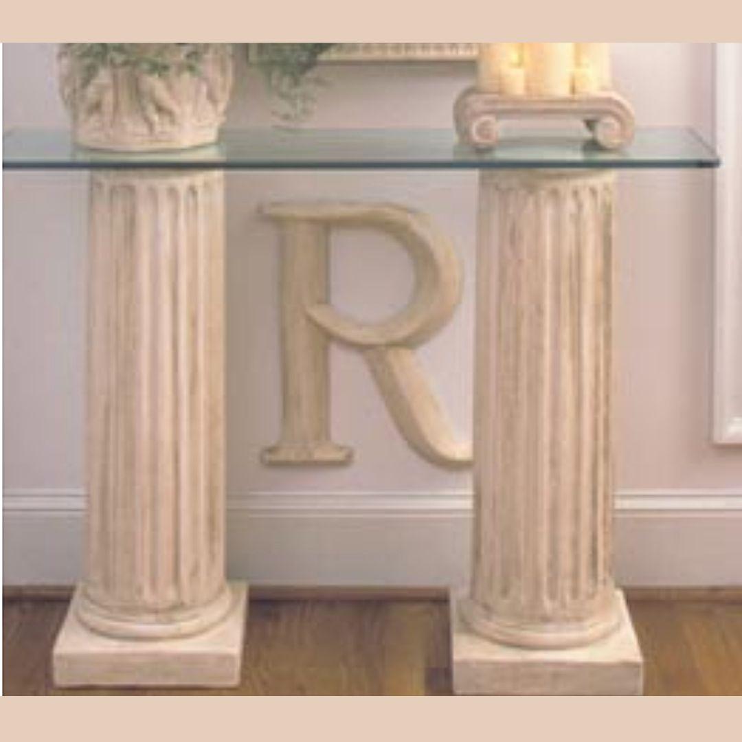 Classic Fluted Column Console Base 31H Home Decor - Museumize.com