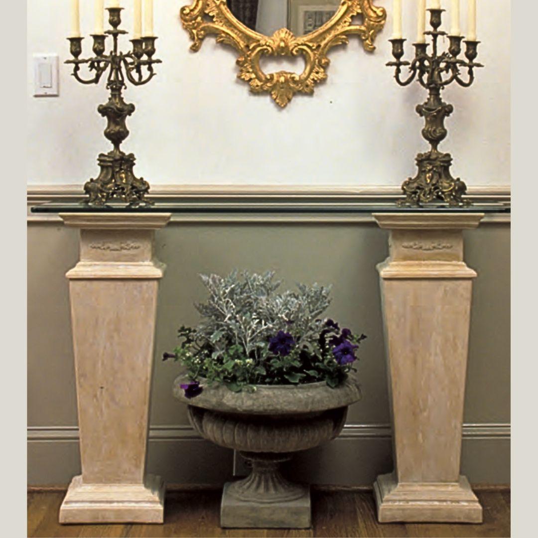 Italian Square Hallway or Buffet Console Column Display Base 31H - Museumize.com