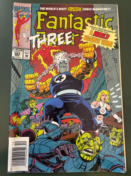 Comic Book - Fantastic Four Three December 1993 Marvel attic no returns