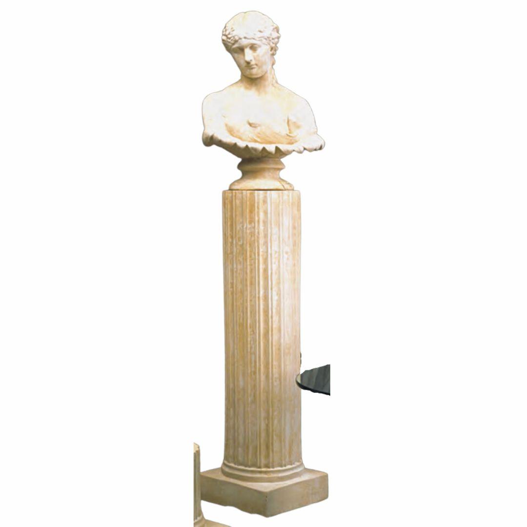 Greek Fluted Column Pedestal Display, Assorted Sizes - Museumize.com