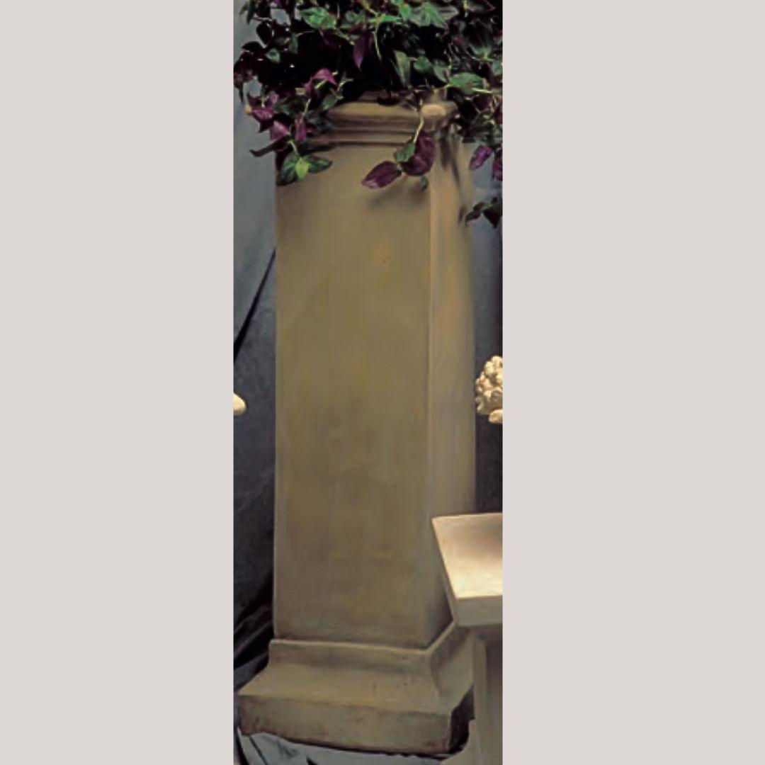 Tall Square Pedestal Display Column Base for Art 41H - Museumize.com