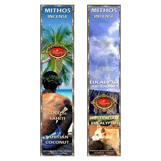 Oceania Incense Sticks Set Tropical Coconut Eucalyptus Blends | 96 sticks - Museumize.com