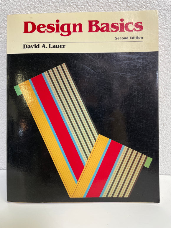 Book - Design Basics textbook by David A Lauer Second Edition attic no returns
