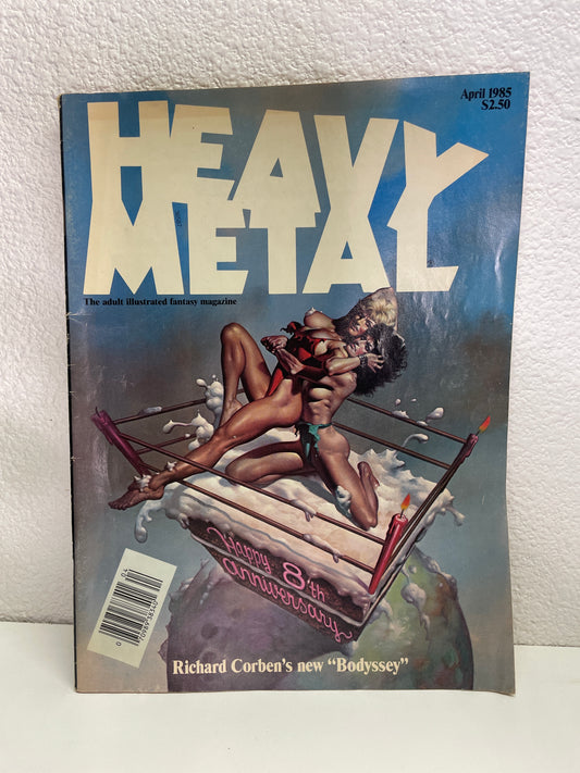 Heavy Metal magazine, April 1985 graphic comic AS IS ATTIC no returns