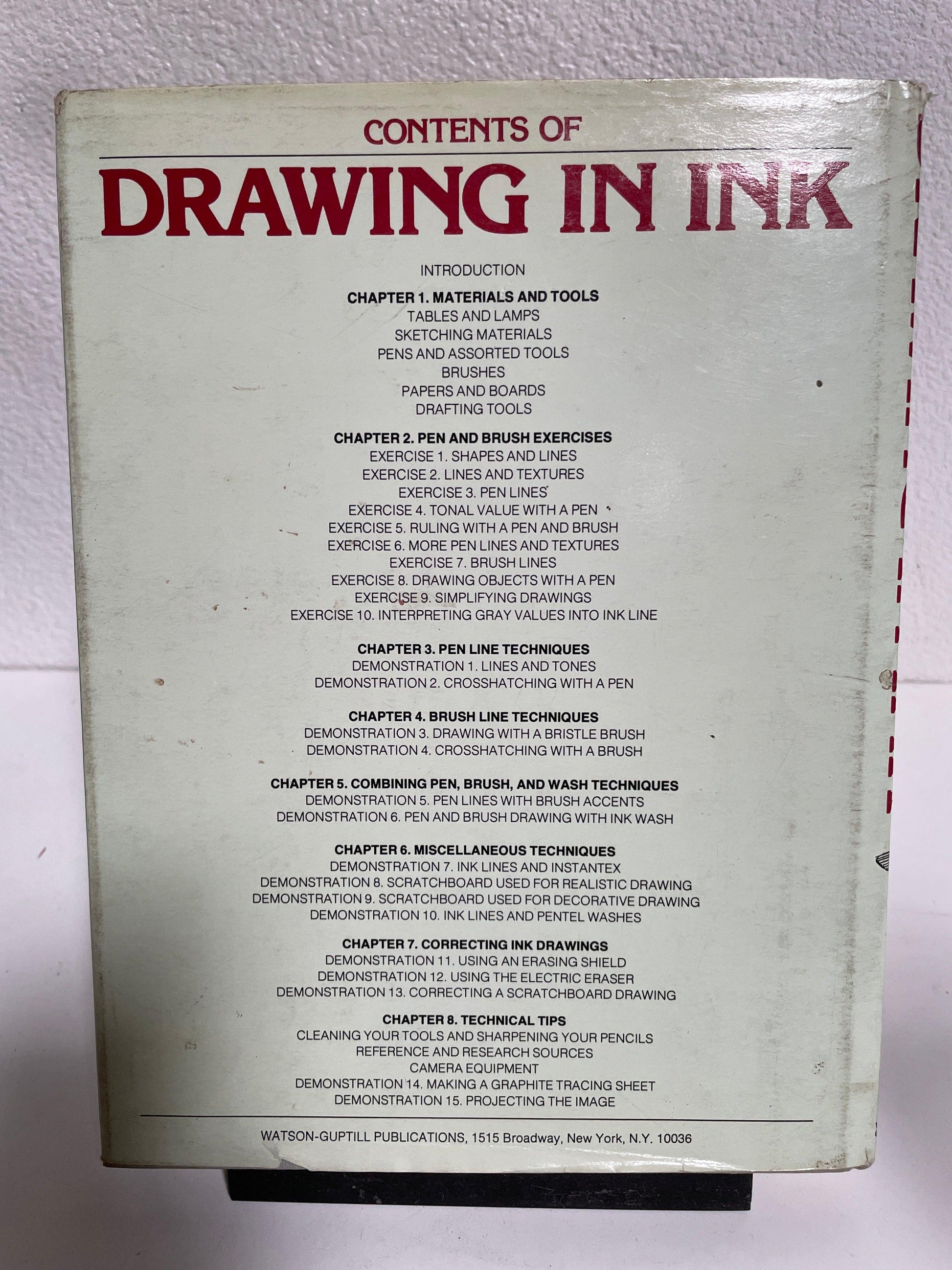 How to Book - Drawing in Ink for Reproduction by Harry Borgman attic no returns - Museumize.com