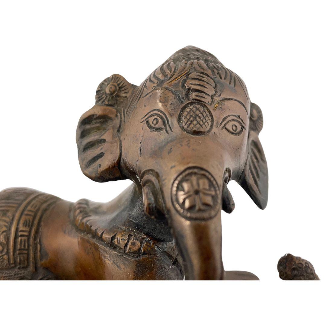 Crawling Ganesh Statue: A Youthful Symbol of Wisdom and Success - Museumize.com