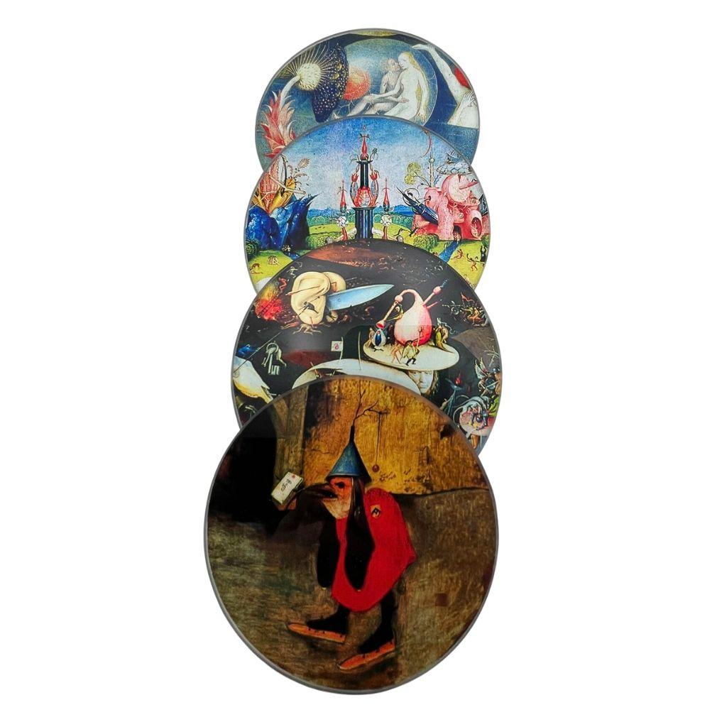 Hieronymus Bosch Paintings Bar Drink Glass Coasters Set of 4 - Museumize.com