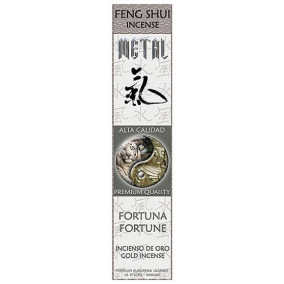 Museumize:Metal Fortune Feng Shui Incense Frankincense Myrrh Salwood - F-017 - 3 PACK