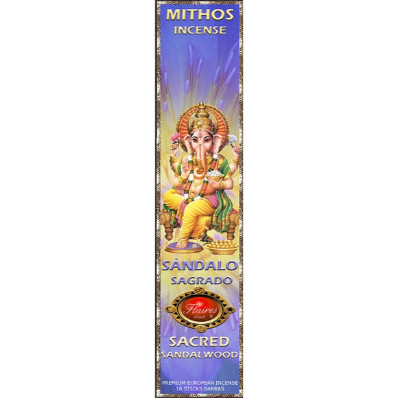 Museumize:Sacred Salwood Mythos Incense Bergamot  Jasmine - F-024 - 3 PACK