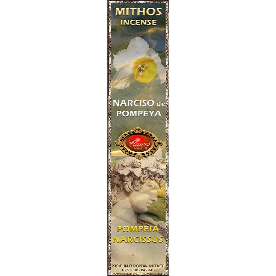 Roman Pompey Narcissus Flower of Ego Incense Sticks by Flaires - 3 PACK - Museumize.com