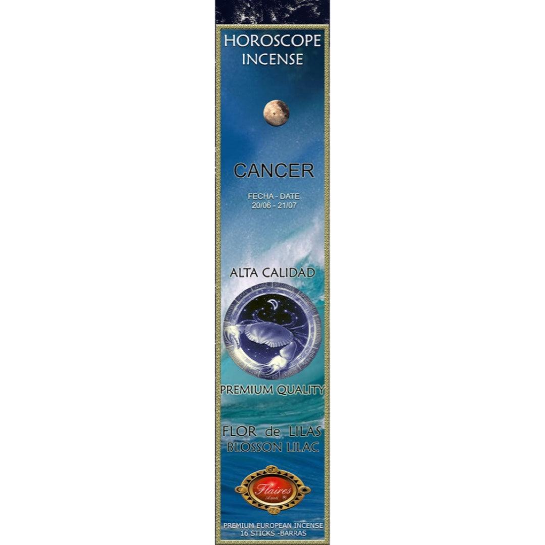 Horoscope Cancer Lilacs Sign Balancing Incense Sticks by Flaires - 3 PACK - Museumize.com