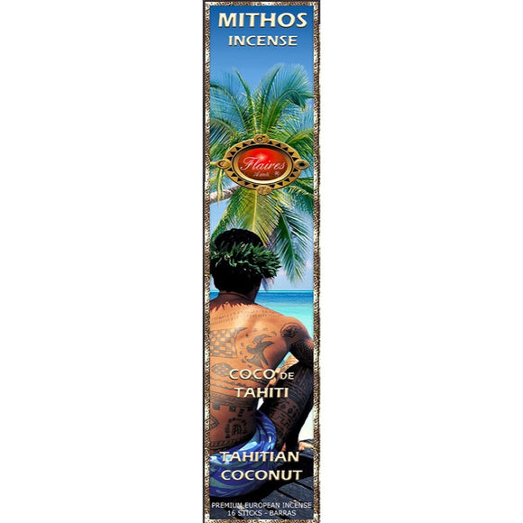 Museumize:Tahitian Coconut Mythos Sensual Incense Lemon  Rosa - F-050 - 3 PACK