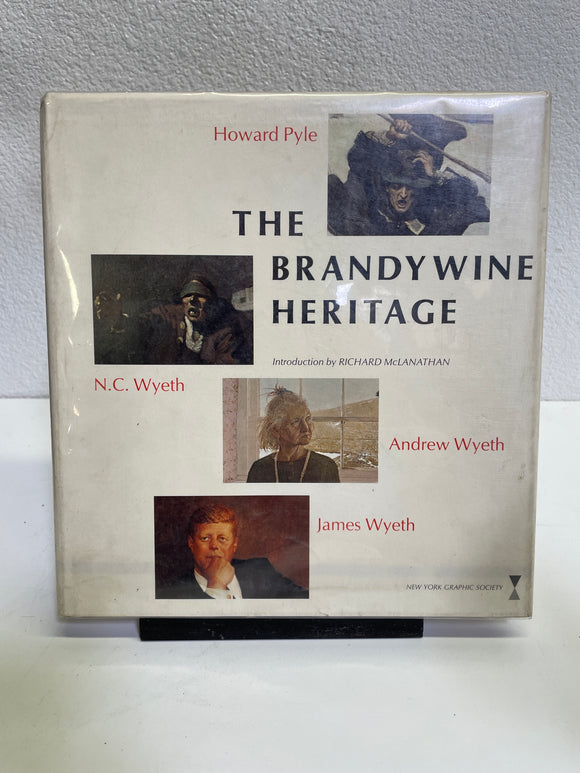 Book -  Brandywine Heritage Art by Howard Pyle, N.C. Wyeth, Andrew Wyeth, James Wyeth attic no returns