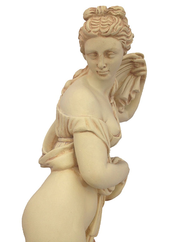 Aphrodite Venus Kallipygos: Graceful Pose of the Goddess – 15.5 in Classical Greek Statue