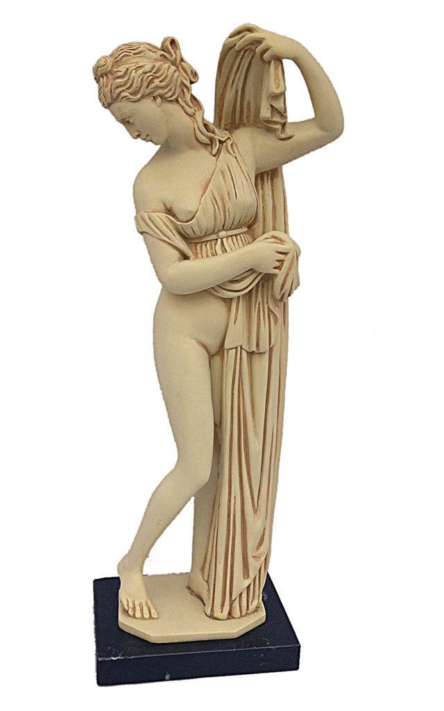 Aphrodite Venus Kallipygos: Graceful Pose of the Goddess – 15.5 in Classical Greek Statue