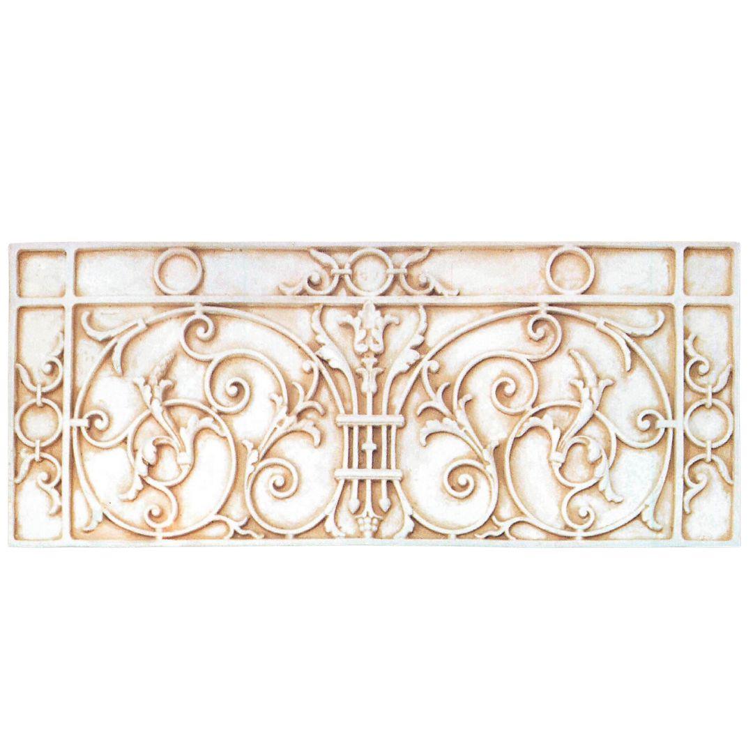 Wall Plaques - Gate Frame Large Wide Romantic Vintage Wall Sculpture 17.6H x 47.8W - Museumize.com