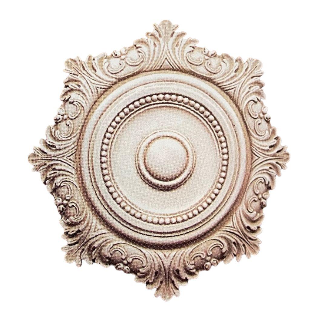 Wall Plaques - Acanthus Octagon Round Wall or Ceiling Medallion 16H x 16.25W - Museumize.com