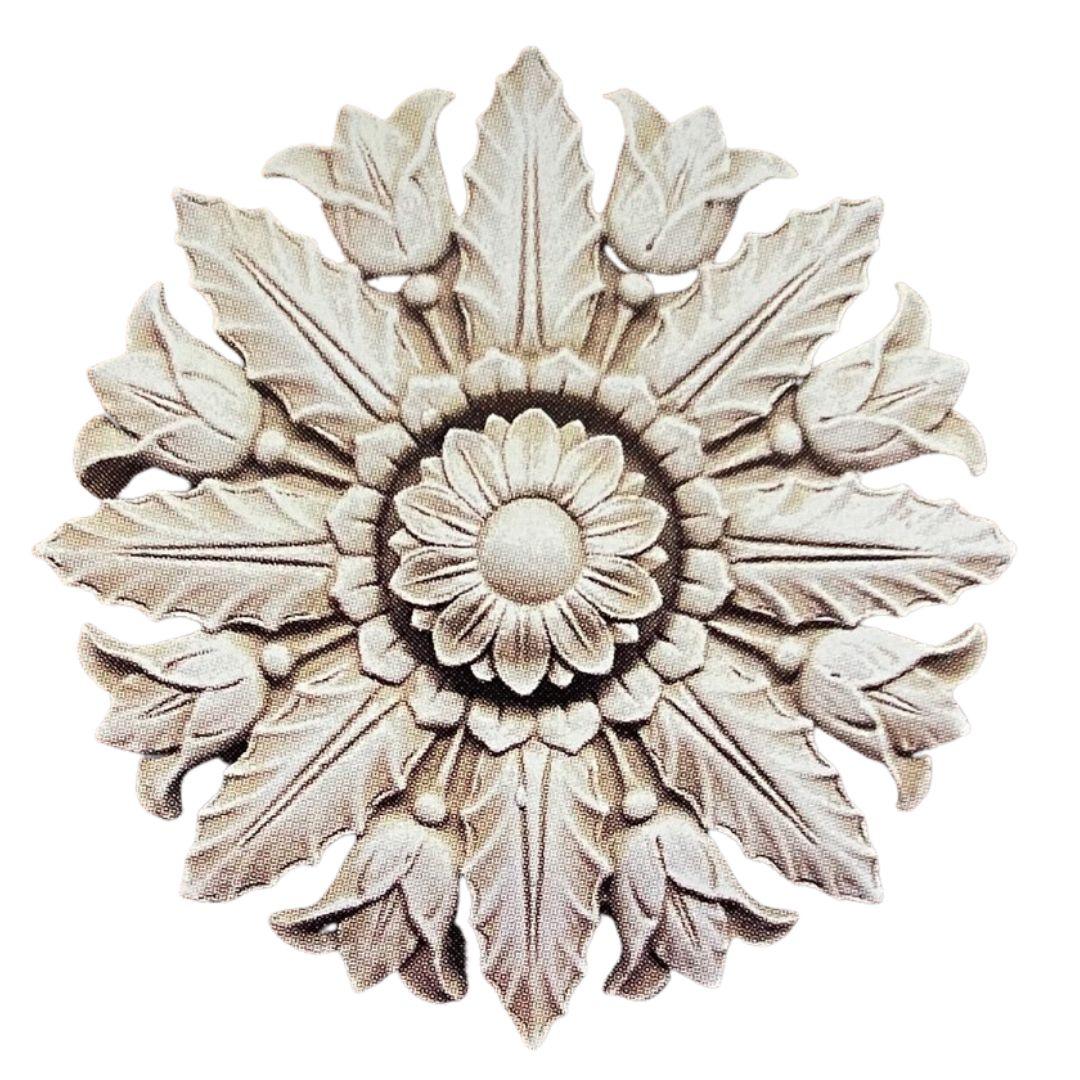 Wall Plaques - Tulips Flowers Round Wall or Ceiling Medallion 13H x 13W - Museumize.com