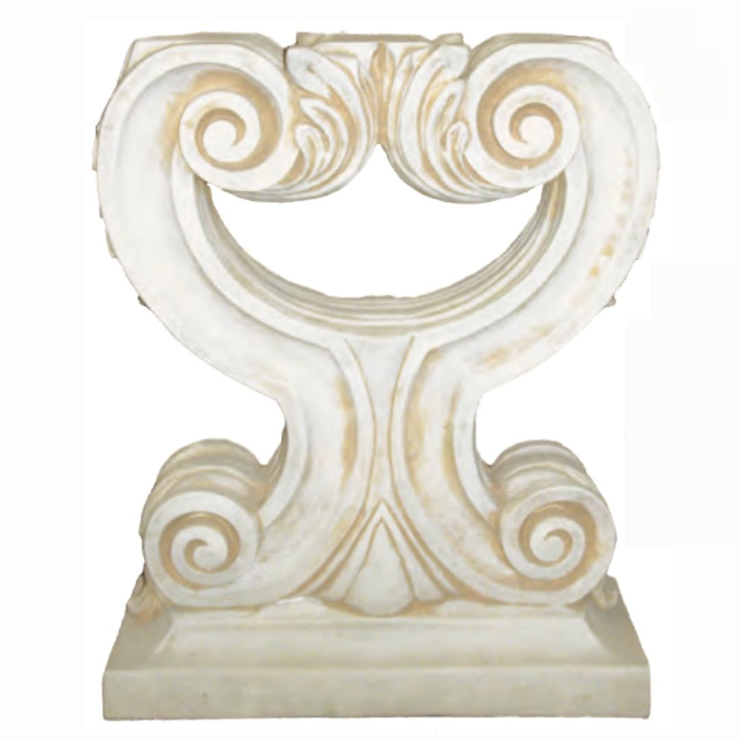 Twin Acanthus Dining or Console Table Base 29H Classical Home Decor