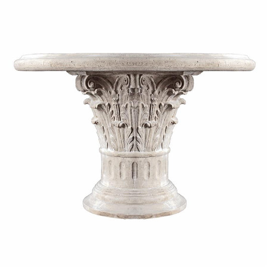 Garden Roman Corinthian Capital Architectural Table 48x48x32H