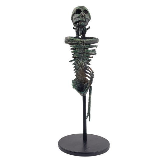 Roman Skeleton Miniature Figurine Statue Pocket Art articulated 4.1H