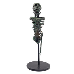 Roman Skeleton Miniature Figurine Statue Pocket Art articulated 4.1H