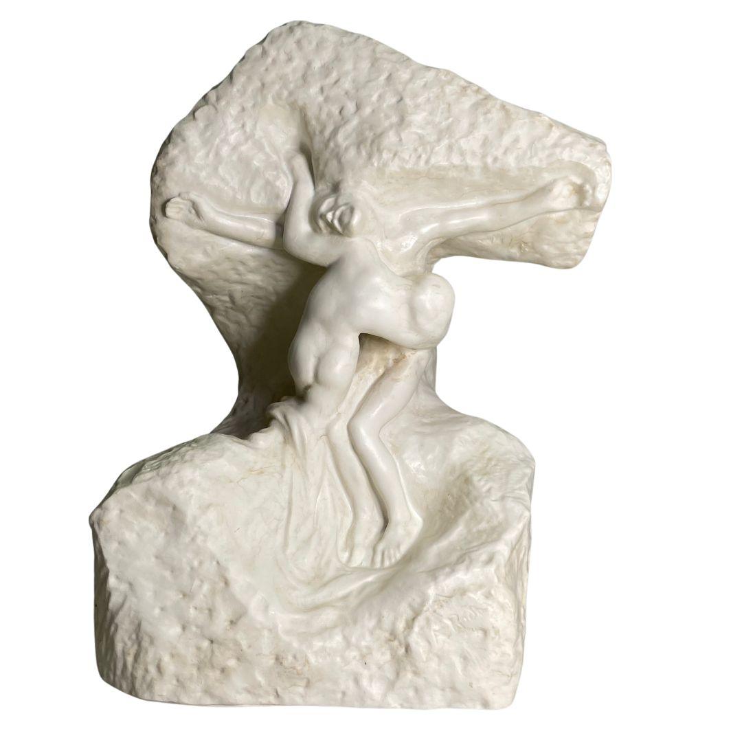 Rodin Man and Woman Study Emerging From Rock Museum Collectible Statue 6.75H - Museumize.com