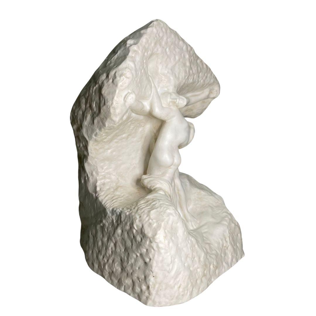 Rodin Man and Woman Study Emerging From Rock Museum Collectible Statue 6.75H - Museumize.com