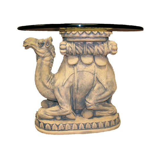 Camel Seated Old World Designer Cocktail Table Base 19.5H