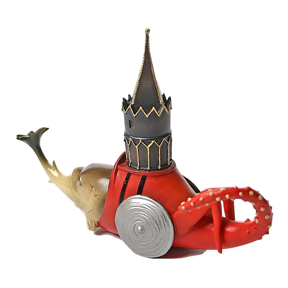 Fish With Tower Fantasy Creature Figurine by Hieronymus Bosch 6L - Museumize.com