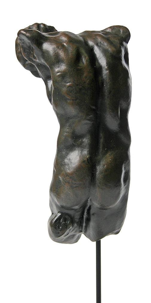 Male Nude Body Twisting Corps Sinner on Cross by Michelangelo 10H - Museumize.com