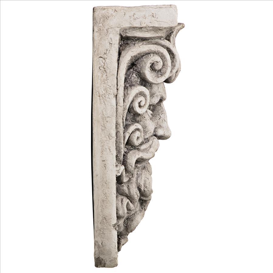 Poseidon Greek God Face Wall Sculpture 17H - Museumize.com