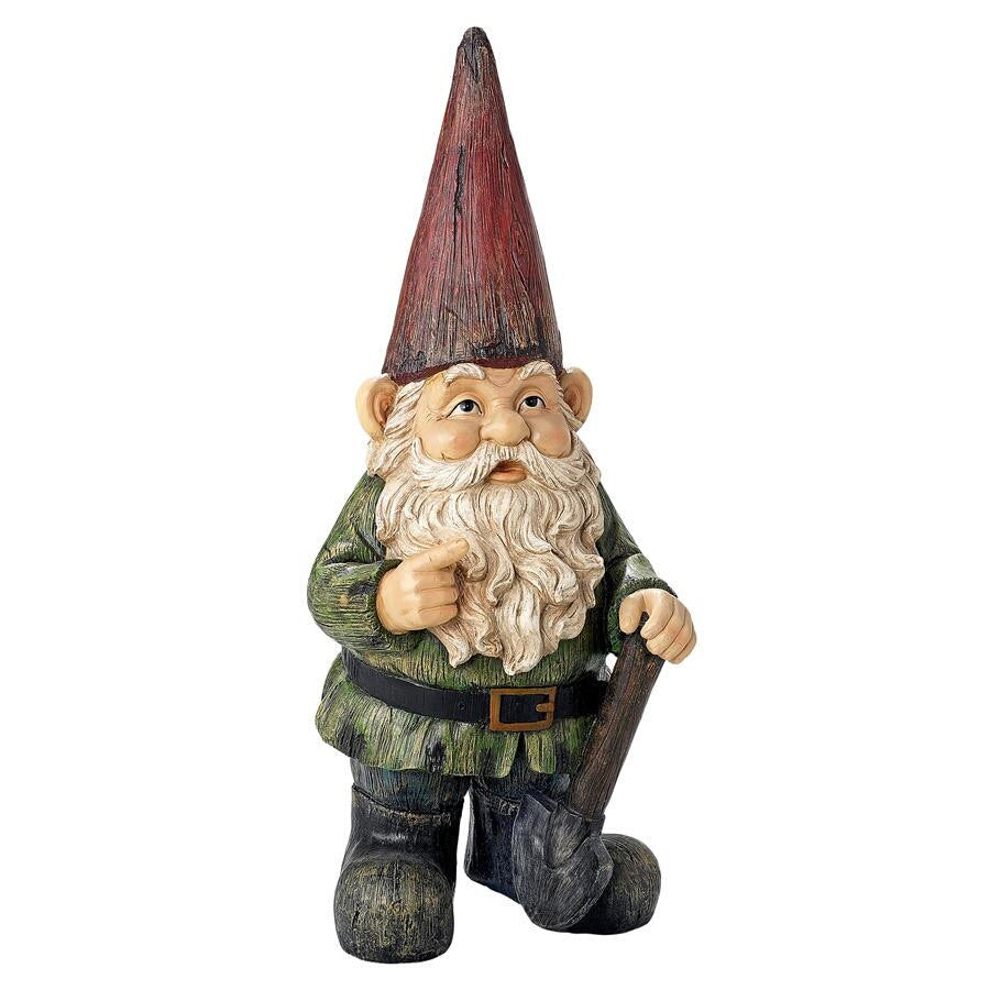 Gottfried The Grande Garden Gnome Forest Friend Outdoor Color Statue 45.5H