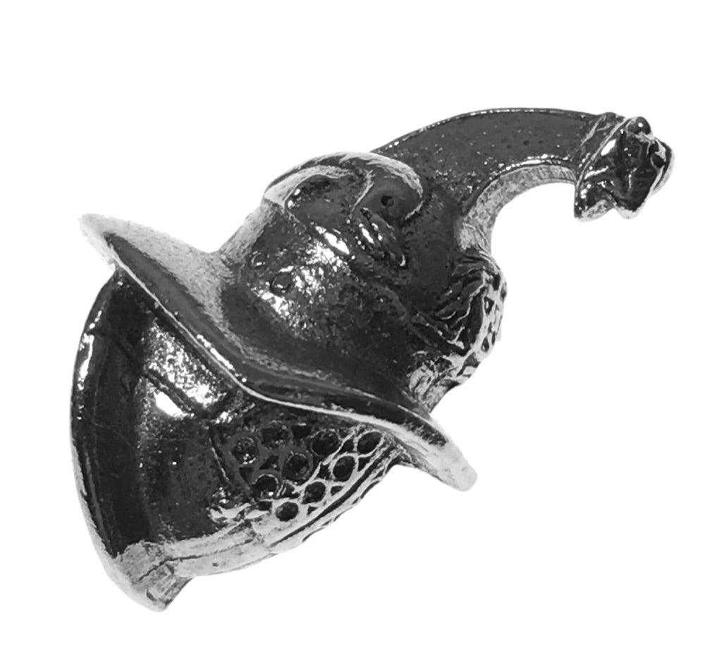 Roman Gladiator Helmet Pewter SPQR Pin Badge Tie Tack 1H - Museumize.com