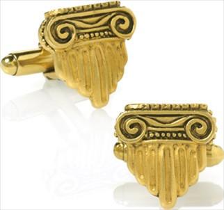 Greek Ionic Column Cufflinks