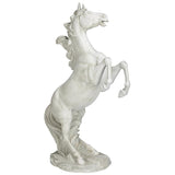 Rearing Mustang Horse Majestic Greeting at Entry Garden Statue 33H