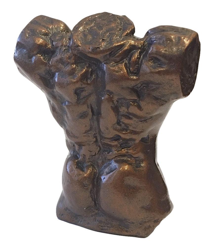 Pocket Art Rodin Male Torso of the Falling Man Miniature Statue Parastone 3.25H - Museumize.com