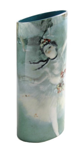 Ballerina Dancer on Stage The Star Ceramic Vase by Degas 9H