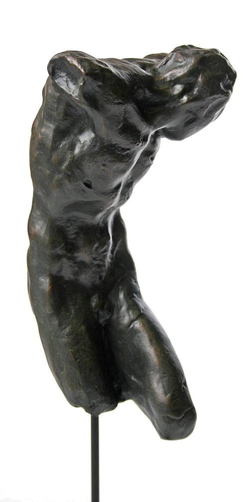 Male Nude Body Twisting Corps Sinner on Cross by Michelangelo 10H - Museumize.com