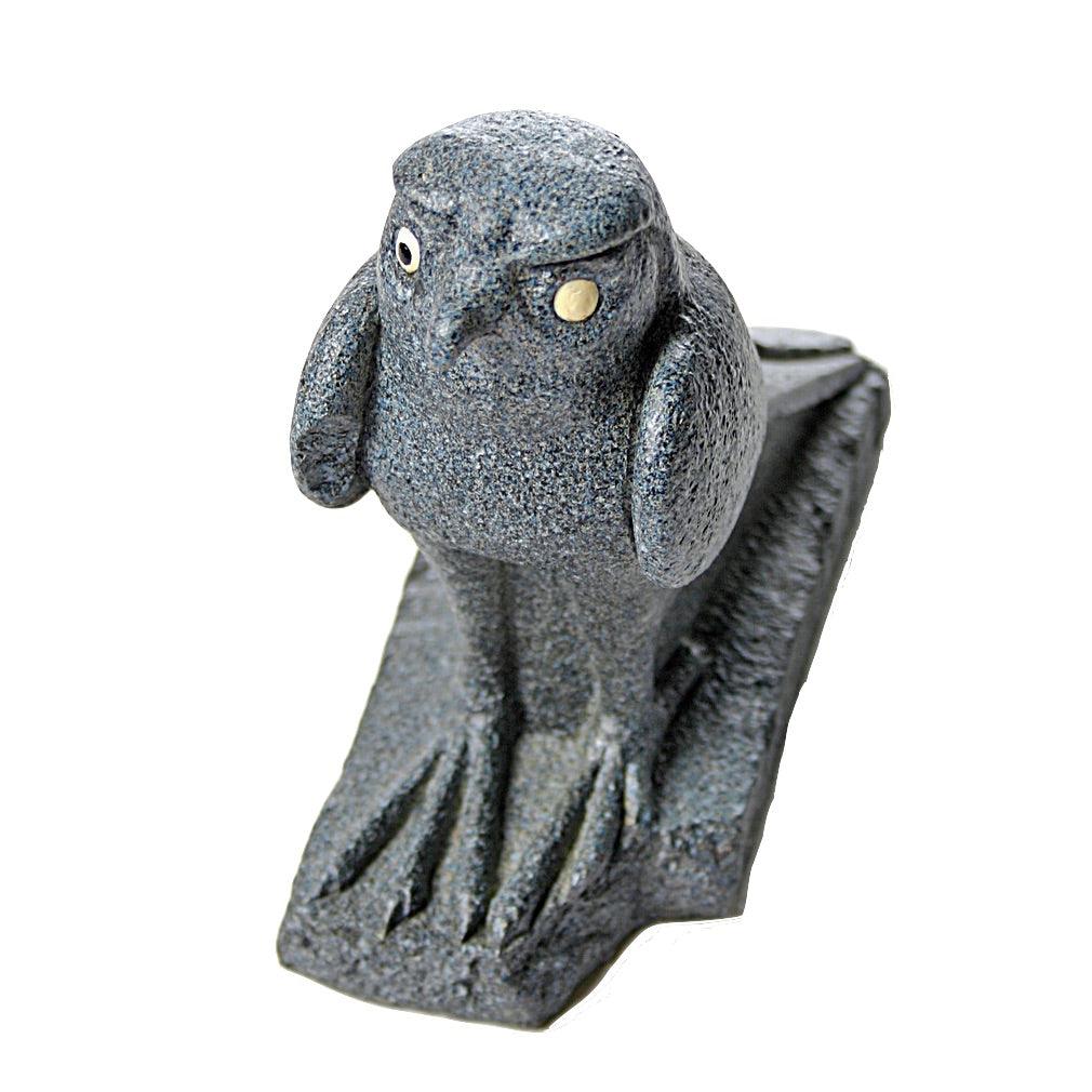 Egyptian Falcon Horus Bird Statue from Late Coptos Period 5.5H - Museumize.com