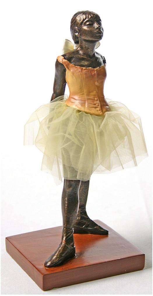 Little Dancer of Fourteen Years with Fabric Skirt by Degas, 6.5H - Museumize.com