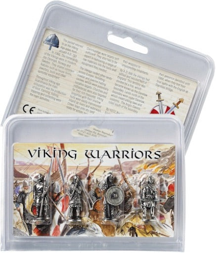 Viking Nordic Warriors Role Playing Pack of 4 Miniature Figures 1.5H